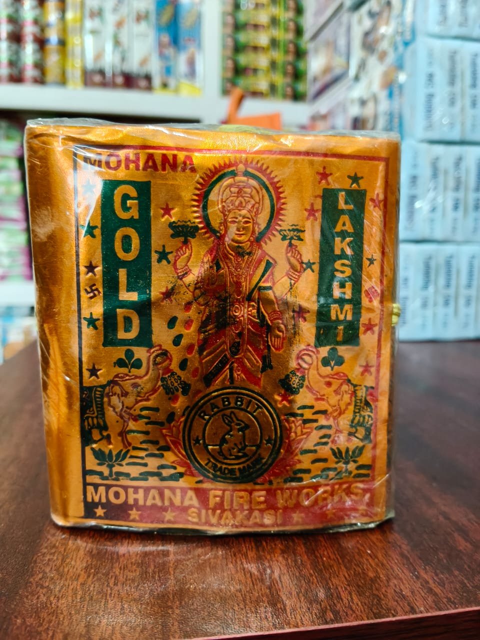 4" Gold Laxmi