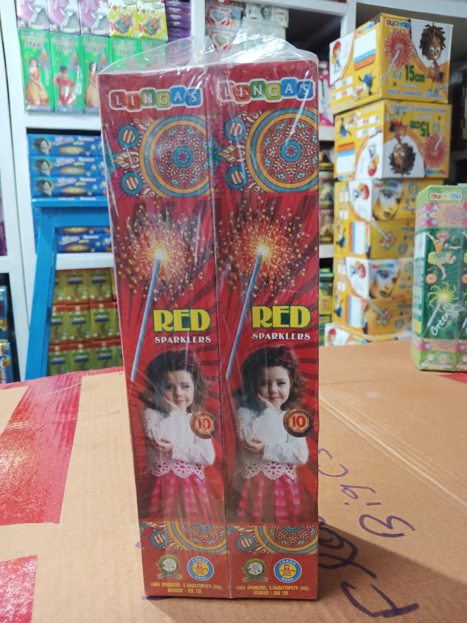 10cm Red Sparklers
